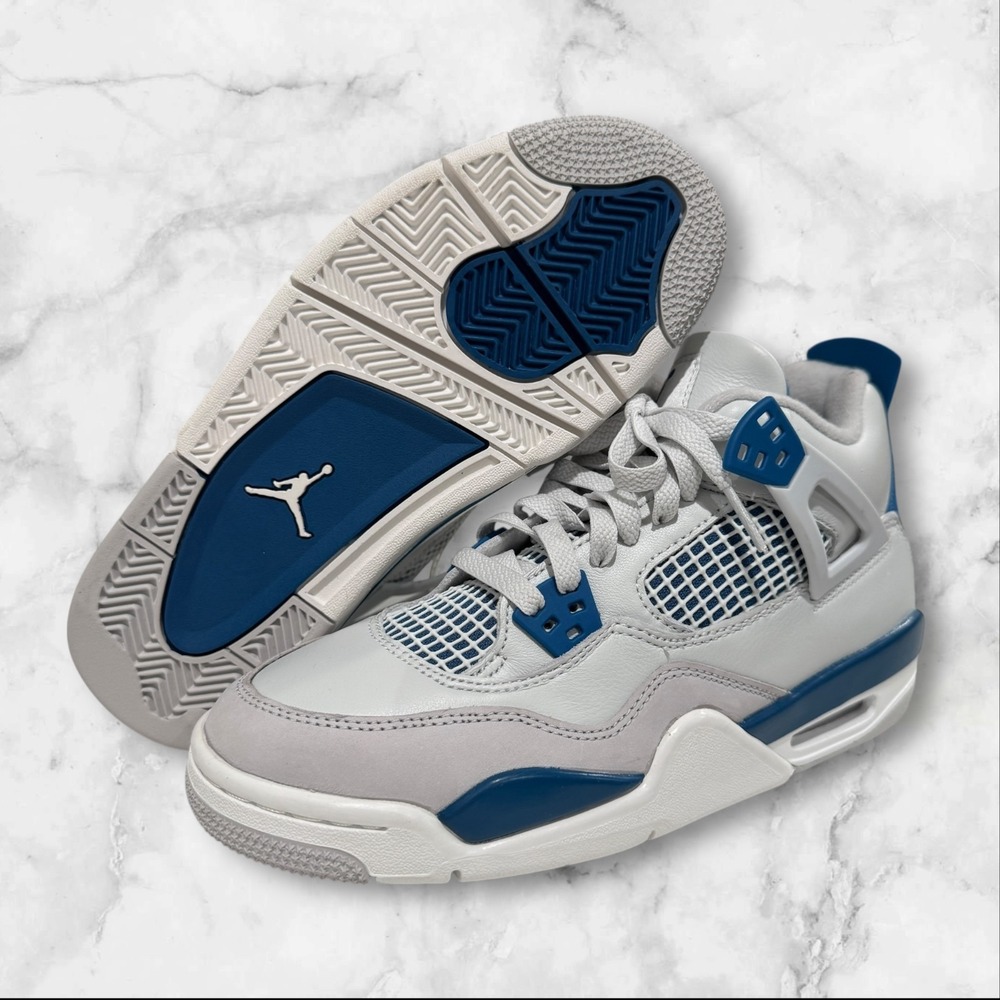 Nike Air Jordan 4 Retro Military GS ‎ HF4281-141 B-Grade Shoes Youth Size 6